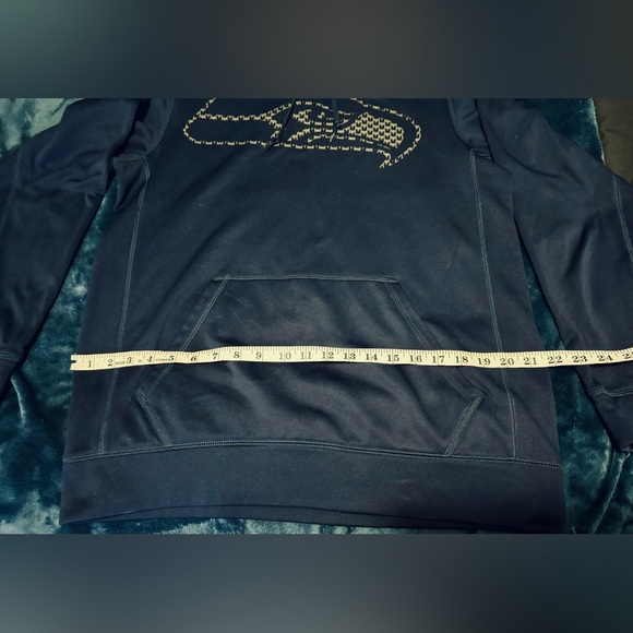 Adult Men’s medium Navy blue Seahawks hoodie. - Picture 2 of 12